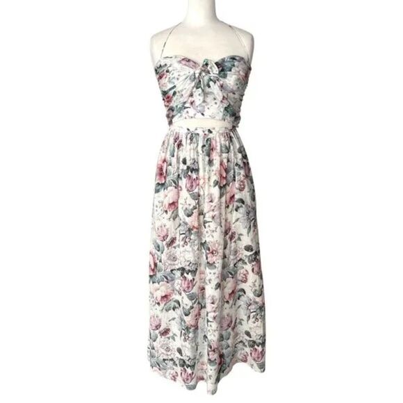 ZIMMERMANN - Jasper Floral Tie Dress - Picture 8 of 8